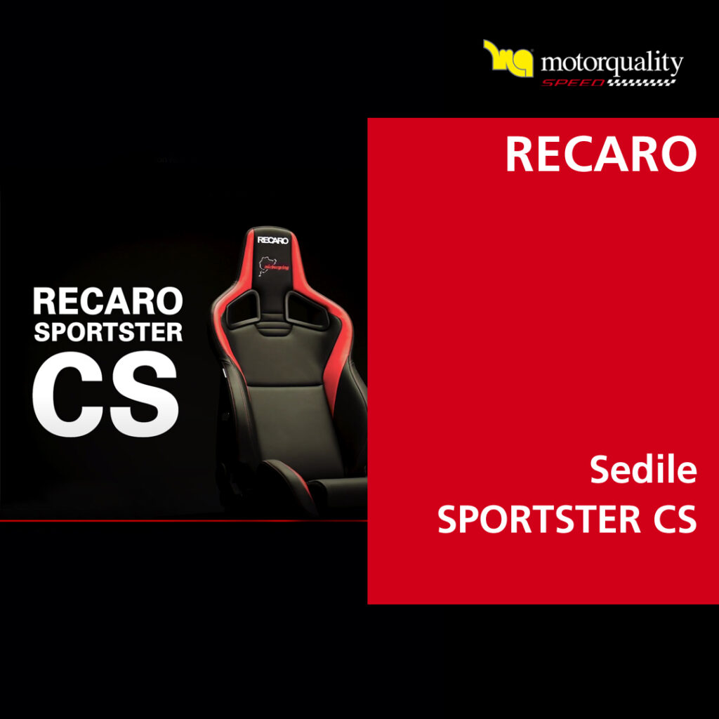 RECARO Sportster CS: sportivi con zero compromessi.