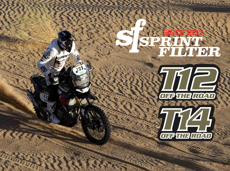 Gli innovativi filtri aria T12 e T14 di Sprint Filter sono un nuovo punto di riferimento nel motociclismo da fuoristrada.